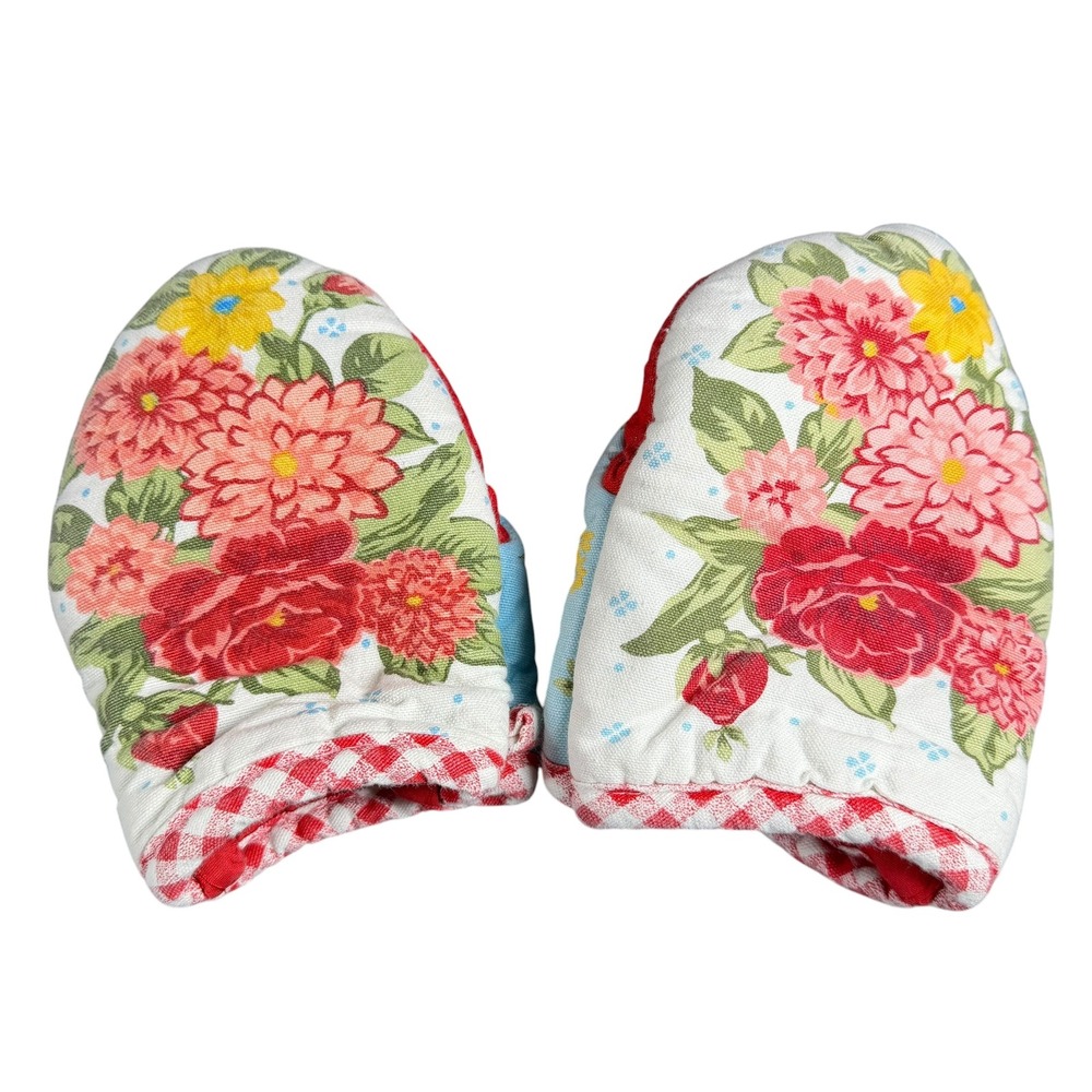 The‎ Pioneer Woman Floral Mini Oven Mitt Set Sweet Rose